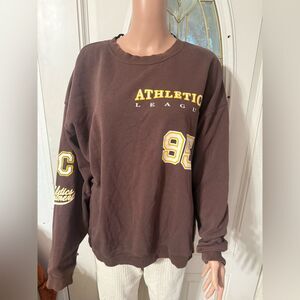 Women’s H&M oversized athletics league sweatshirt size L